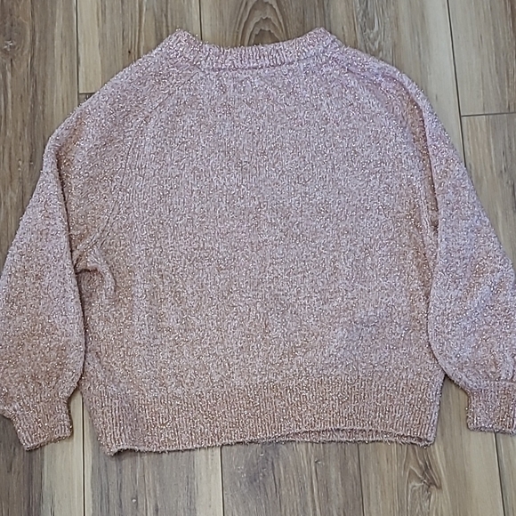 Loft Pink Crew Neck Sweater - Picture 3 of 8